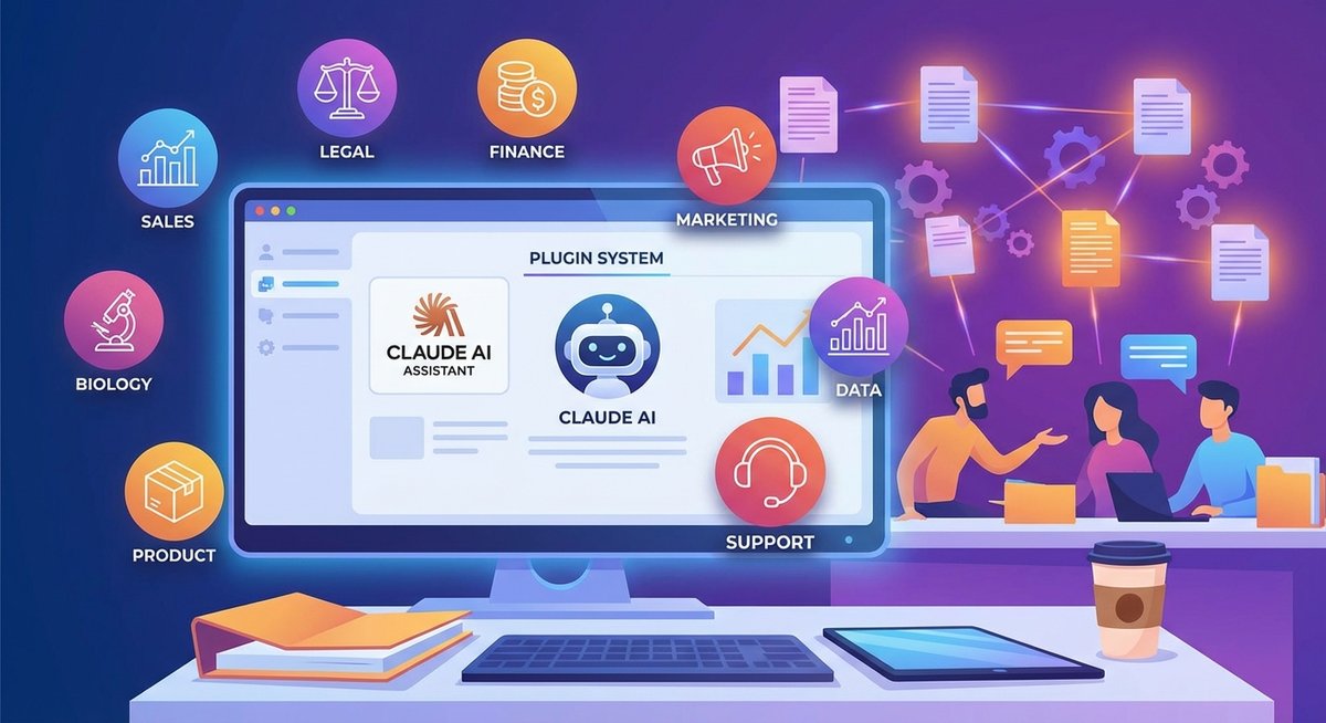 Anthropic Launches Cowork Plugins: Claude Becomes Your All-in-One Work Assistant