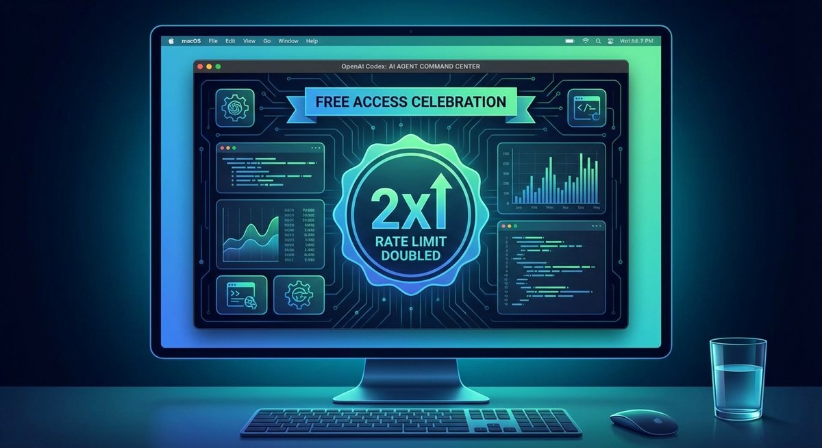 OpenAI Launches Codex App: Rate Limits Double for Paid Users, Free Access Now Available!