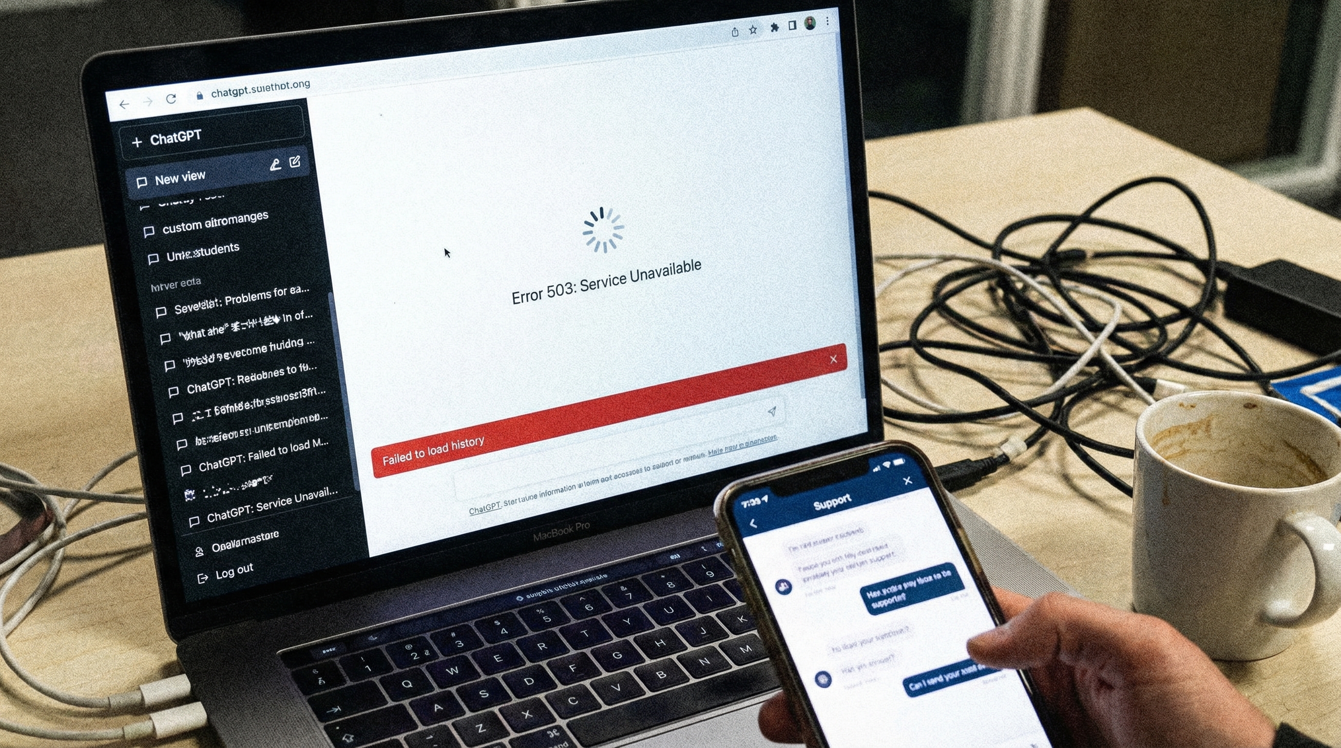 ChatGPT History Not Loading? How to Backup Your Data Locally