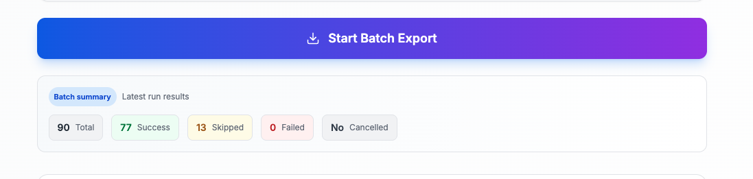 buk-export-configration