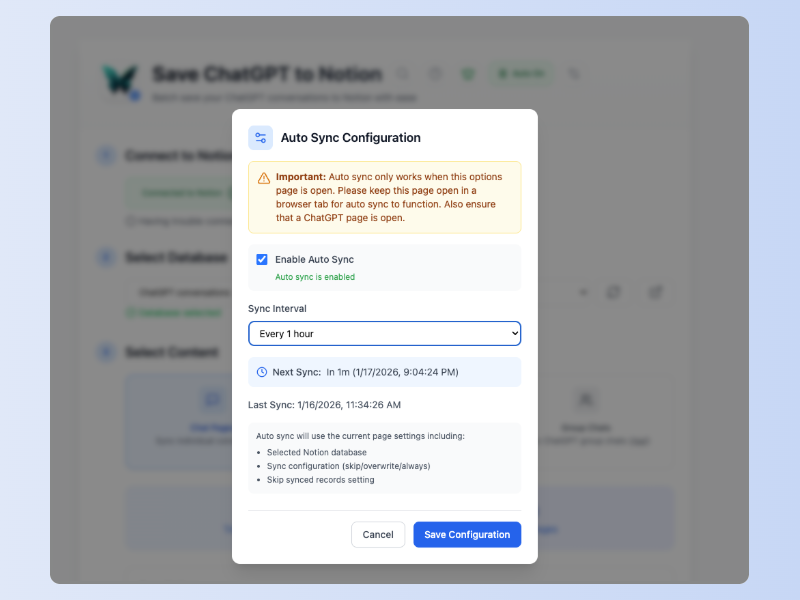 Auto-Sync & Batch Backup