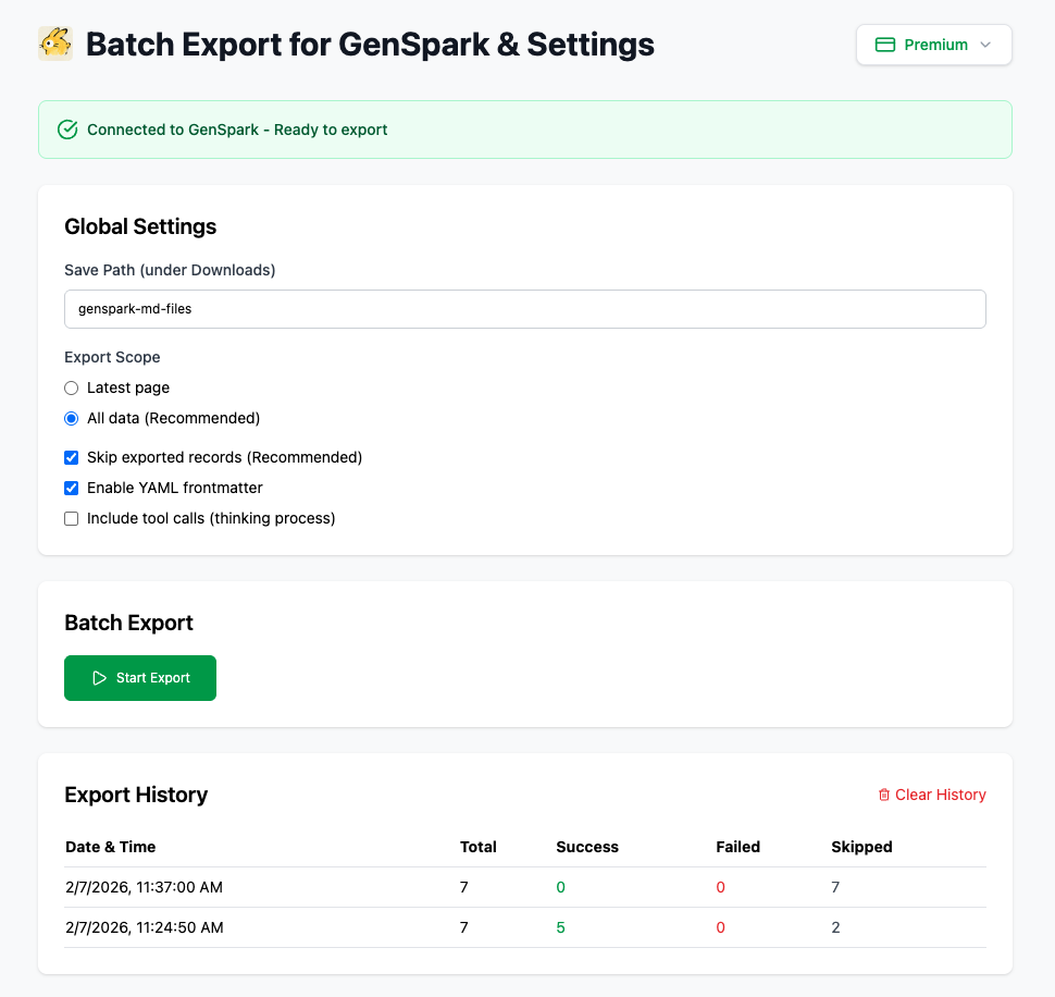 Batch Export & Bulk Download