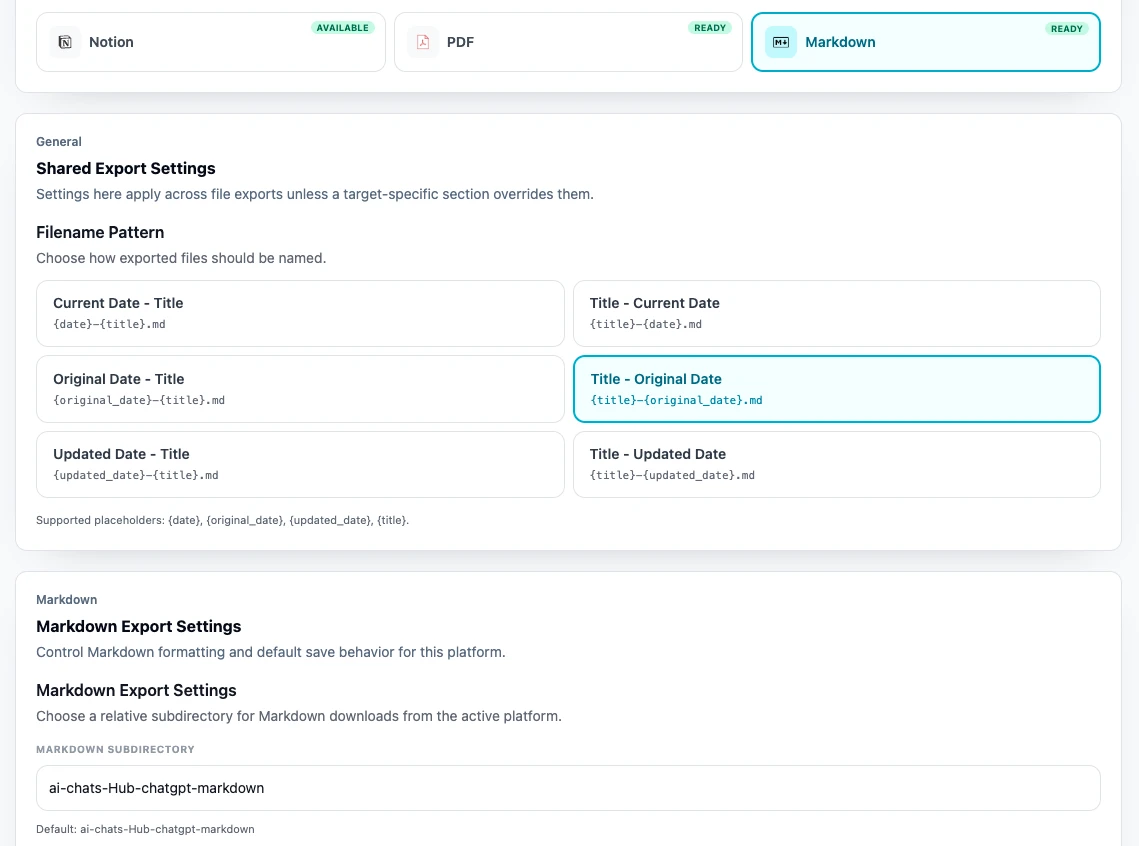 Markdown Knowledge Archive