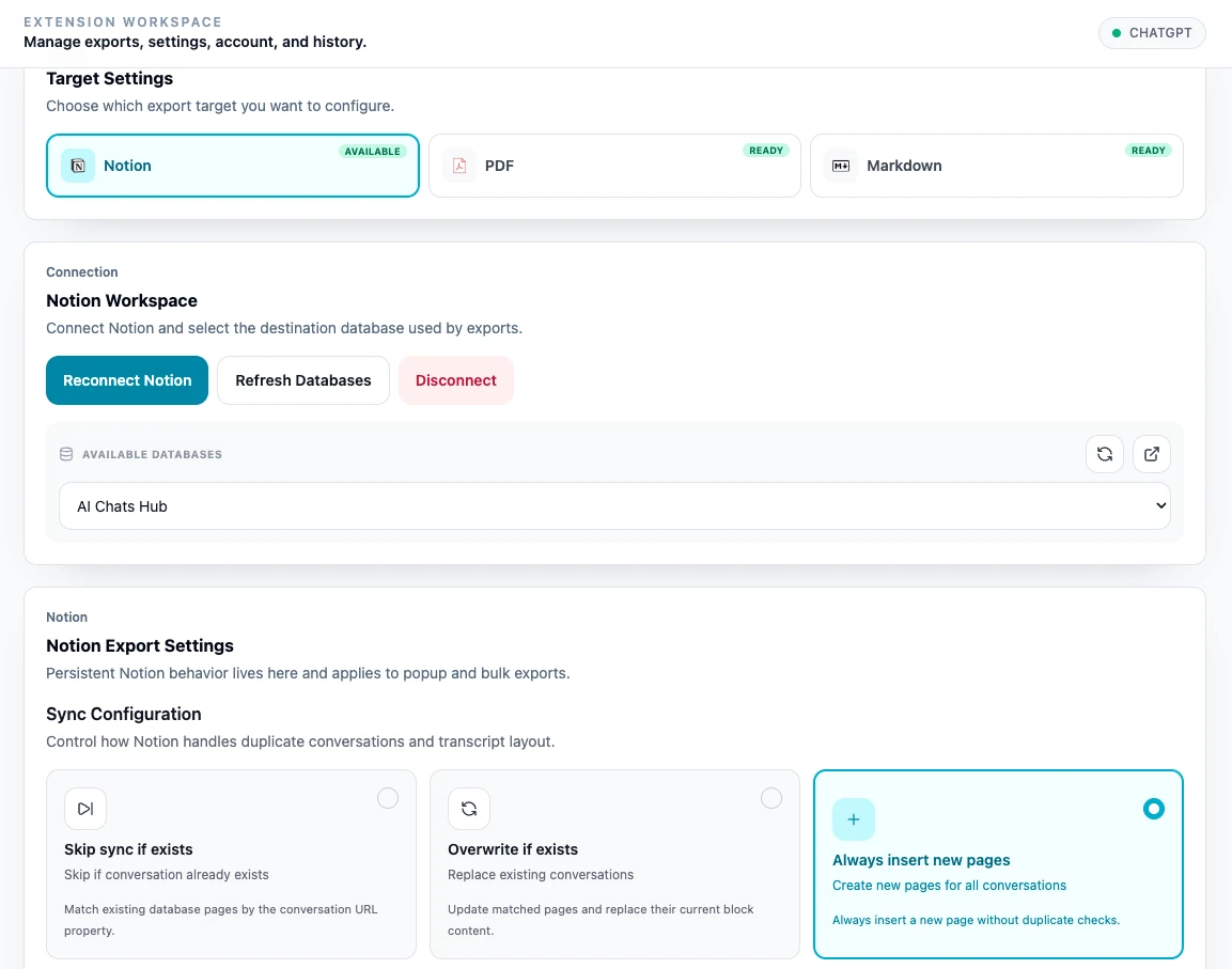 Notion Research Database
