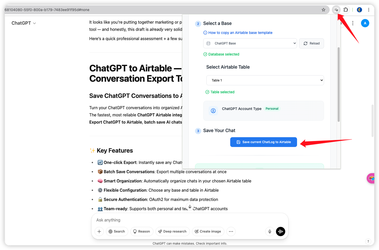 Choose the right Airtable destination