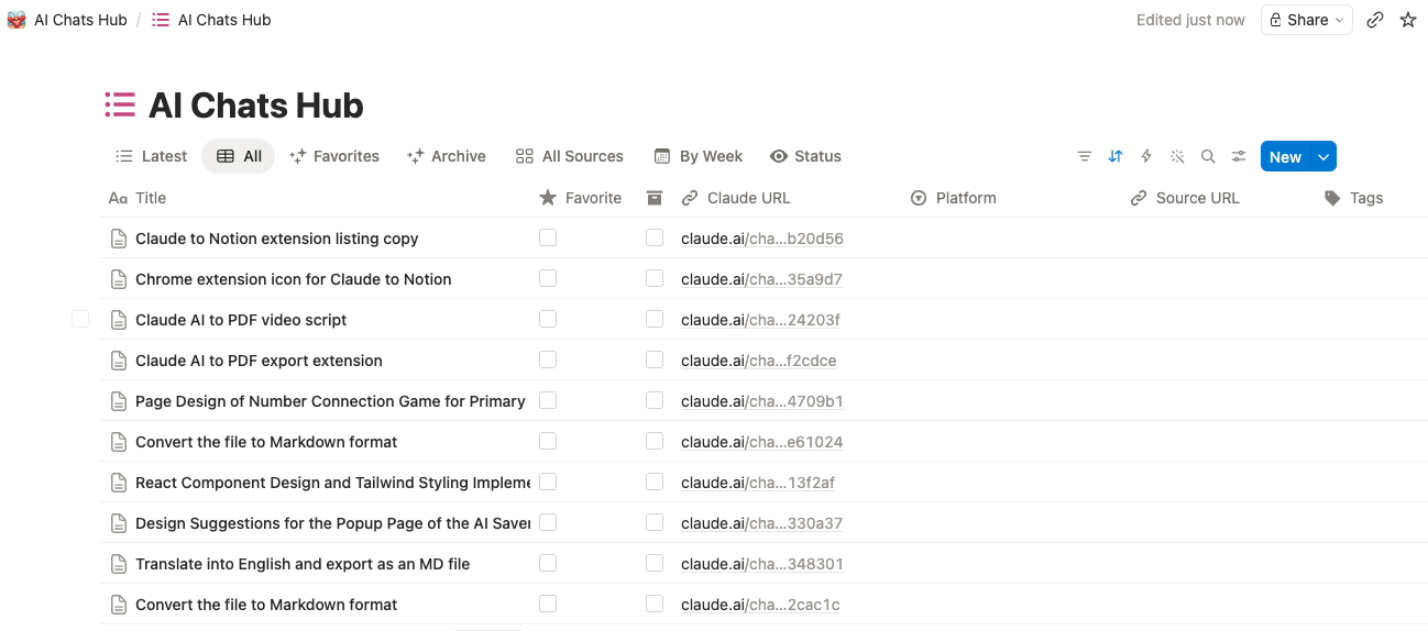 Searchable conversation database