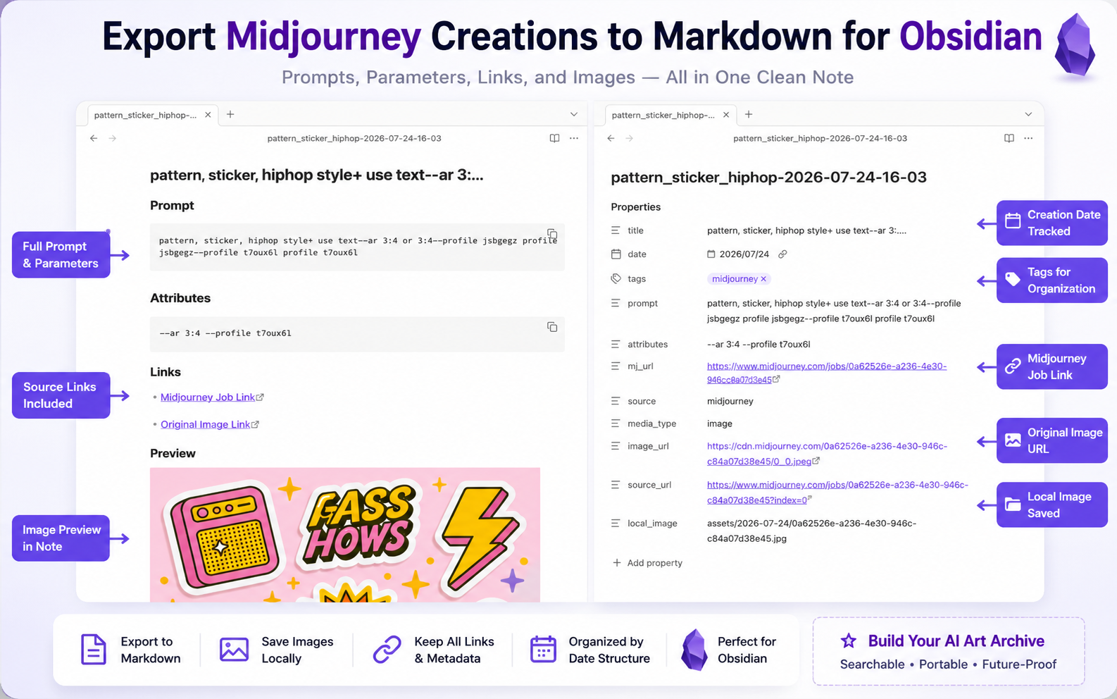Keep Markdown, metadata, and images together